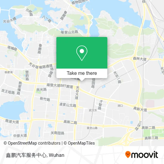 鑫鹏汽车服务中心 map