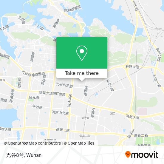 光谷8号 map