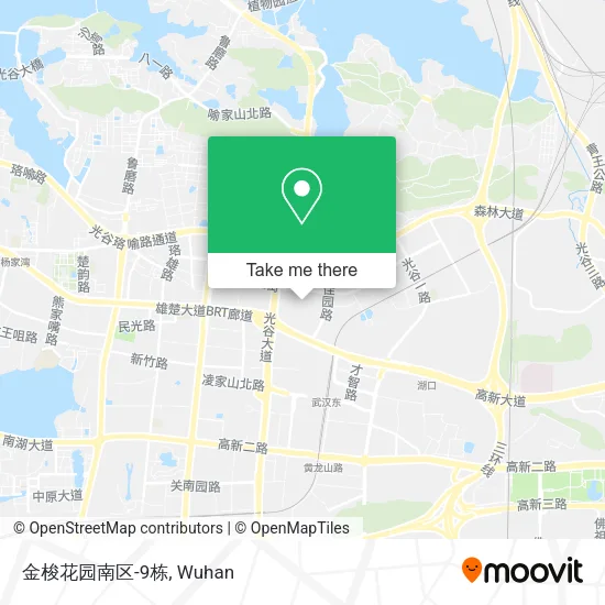 金梭花园南区-9栋 map