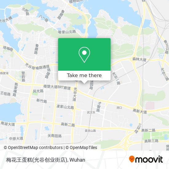 梅花王蛋糕(光谷创业街店) map
