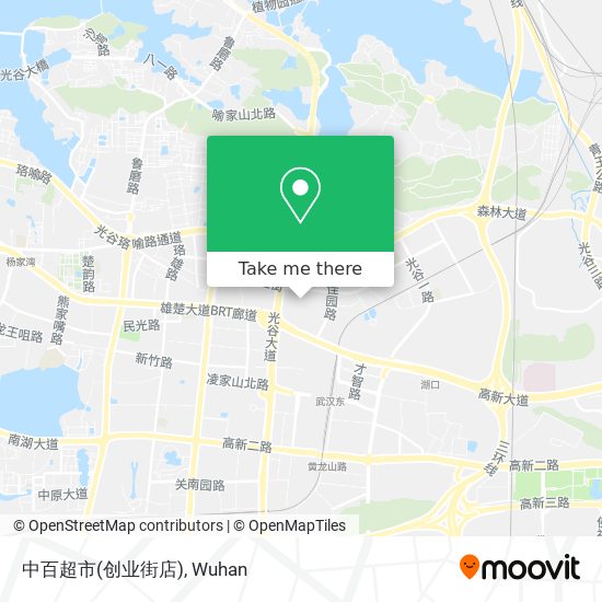 中百超市(创业街店) map