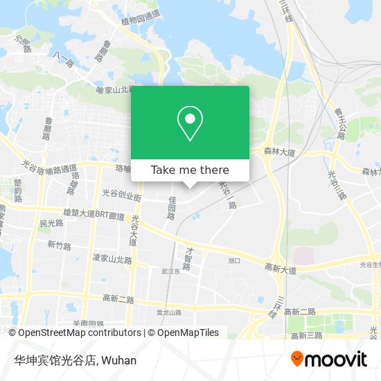 华坤宾馆光谷店 map