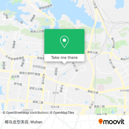 椰岛造型美容 map