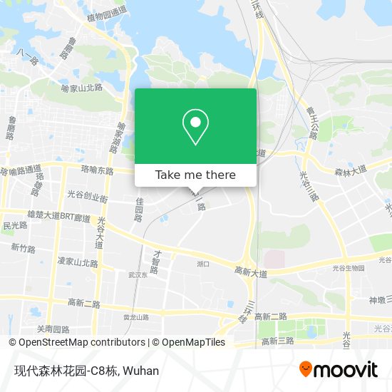 现代森林花园-C8栋 map