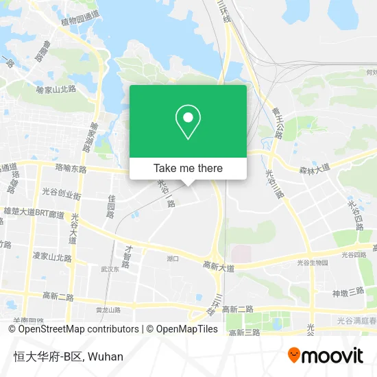 恒大华府-B区 map