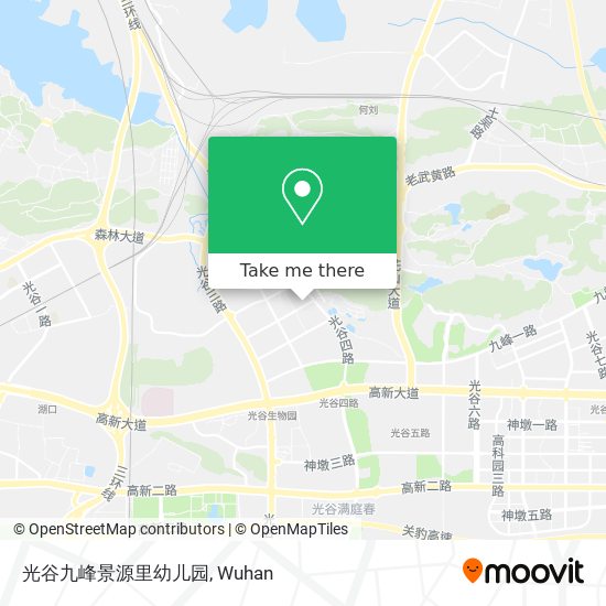 光谷九峰景源里幼儿园 map