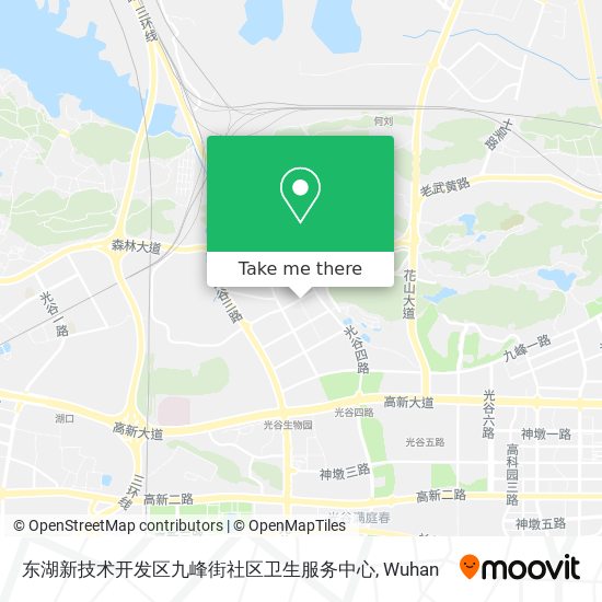东湖新技术开发区九峰街社区卫生服务中心 map
