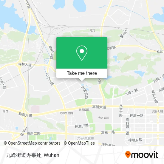 九峰街道办事处 map
