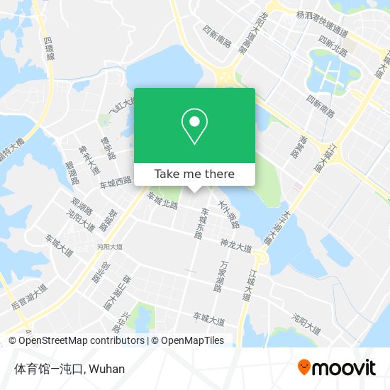 体育馆—沌口 map