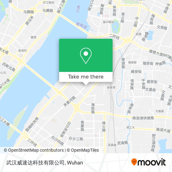 武汉威速达科技有限公司 map