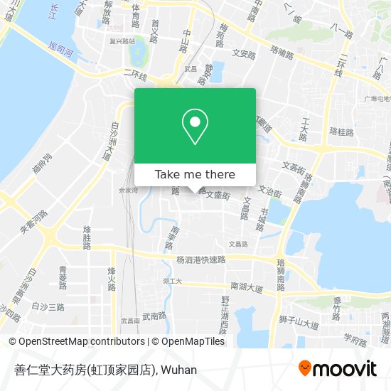 善仁堂大药房(虹顶家园店) map
