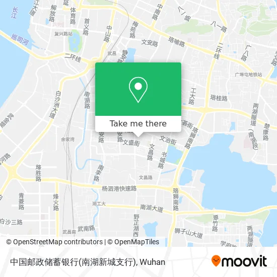 中国邮政储蓄银行(南湖新城支行) map