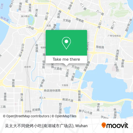 吴太大不同烧烤小吃(南湖城市广场店) map