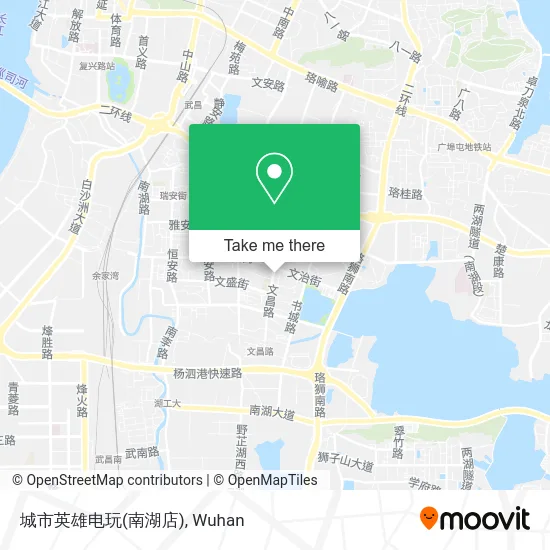 城市英雄电玩(南湖店) map