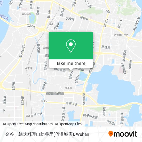 金谷一韩式料理自助餐厅(佰港城店) map