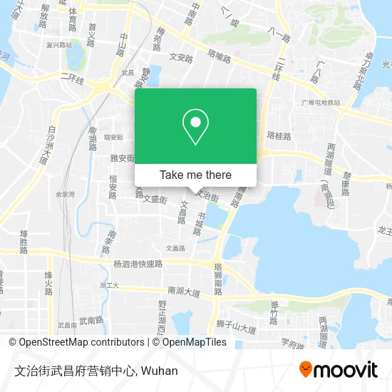 文治街武昌府营销中心 map