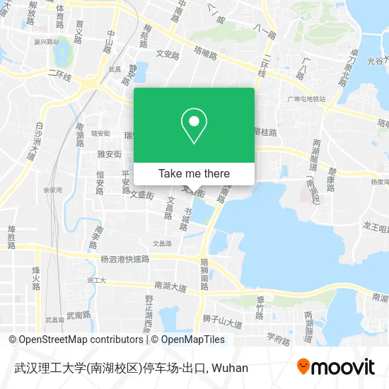 武汉理工大学(南湖校区)停车场-出口 map