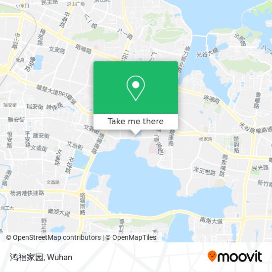 鸿福家园 map