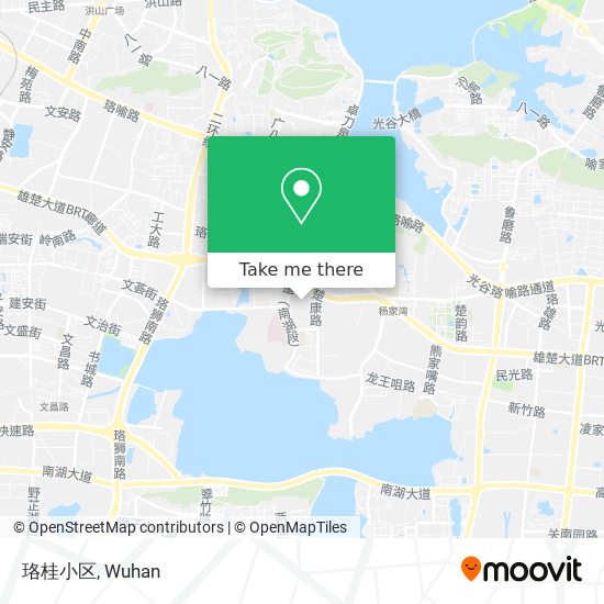 珞桂小区 map