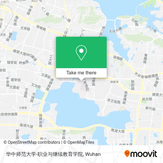 华中师范大学-职业与继续教育学院 map