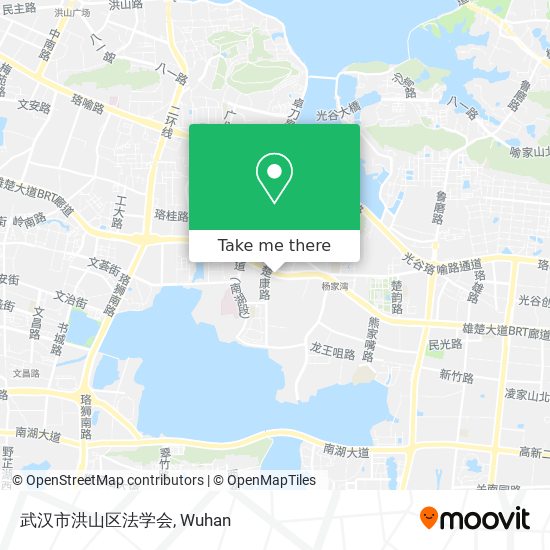 武汉市洪山区法学会 map