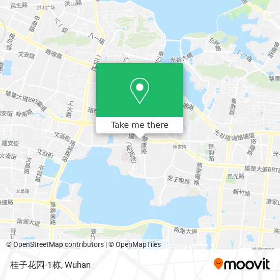 桂子花园-1栋 map