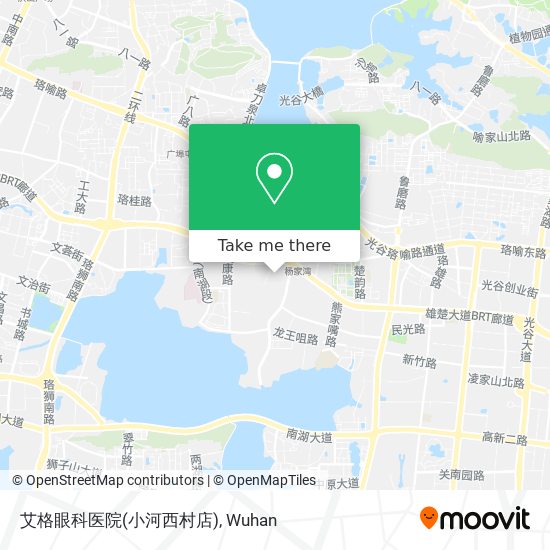 艾格眼科医院(小河西村店) map