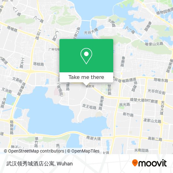 武汉领秀城酒店公寓 map