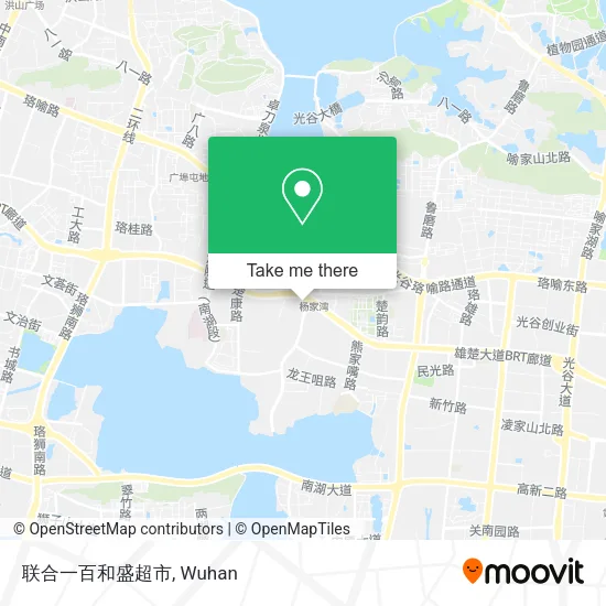 联合一百和盛超市 map