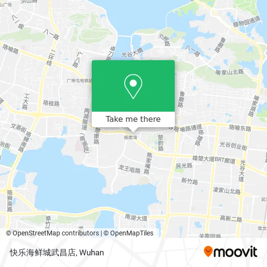 快乐海鲜城武昌店 map