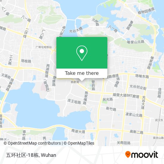 五环社区-18栋 map