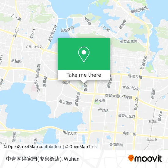 中青网络家园(虎泉街店) map