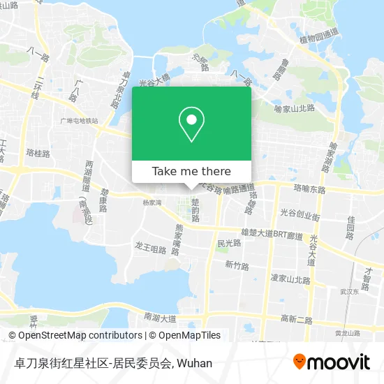 卓刀泉街红星社区-居民委员会 map