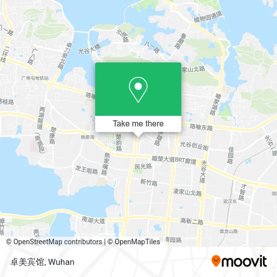 卓美宾馆 map