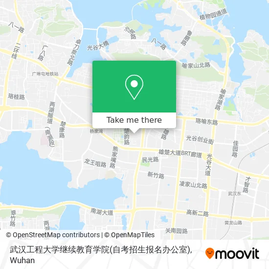 武汉工程大学继续教育学院(自考招生报名办公室) map