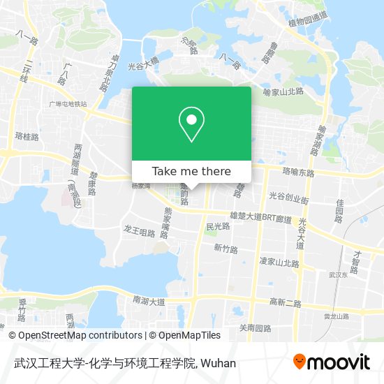 武汉工程大学-化学与环境工程学院 map
