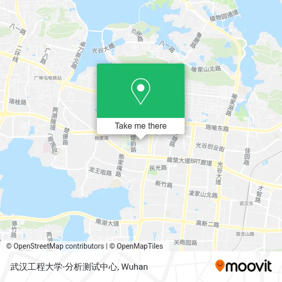 武汉工程大学-分析测试中心 map