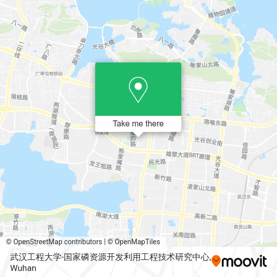 武汉工程大学-国家磷资源开发利用工程技术研究中心 map