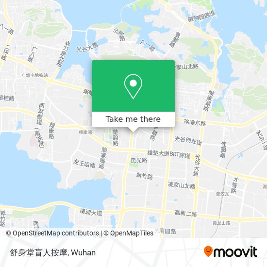 舒身堂盲人按摩 map