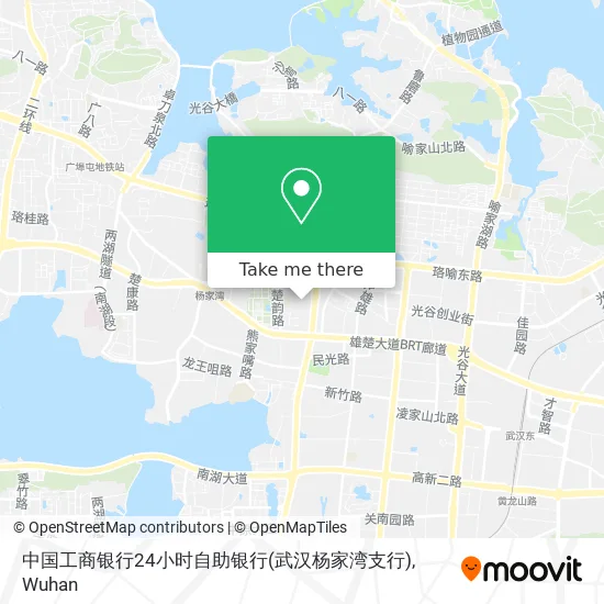 中国工商银行24小时自助银行(武汉杨家湾支行) map