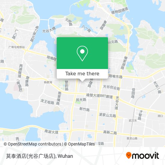 莫泰酒店(光谷广场店) map