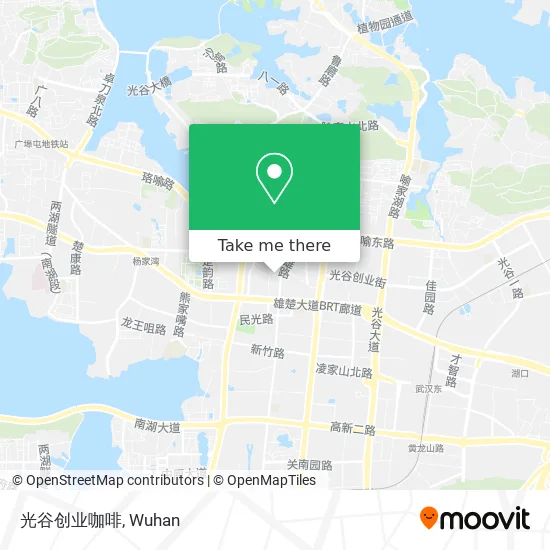 光谷创业咖啡 map