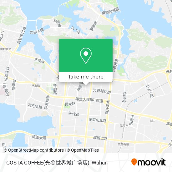 COSTA COFFEE(光谷世界城广场店) map