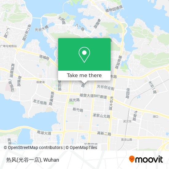 热风(光谷一店) map