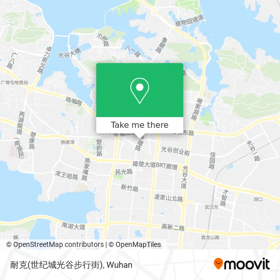 耐克(世纪城光谷步行街) map