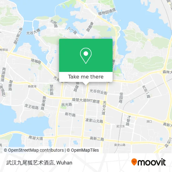武汉九尾狐艺术酒店 map