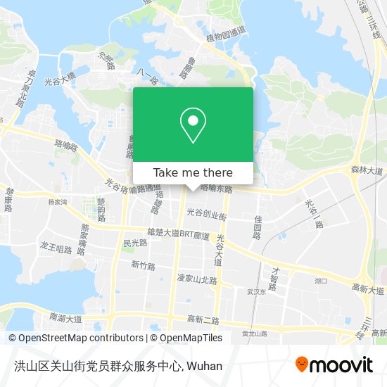 洪山区关山街党员群众服务中心 map