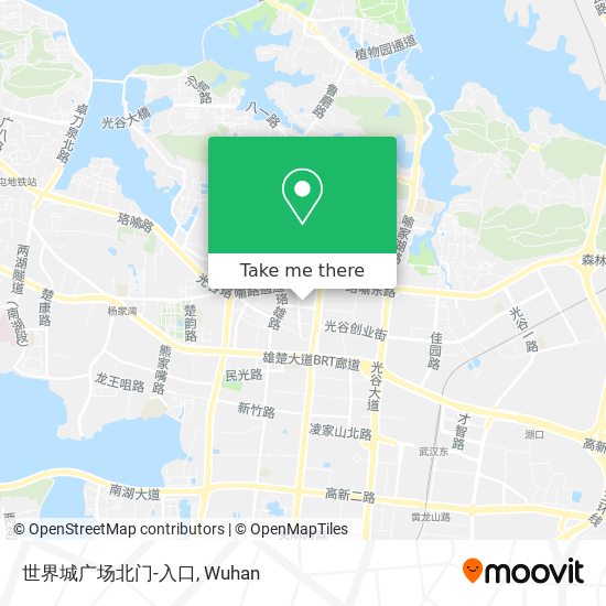 世界城广场北门-入口 map