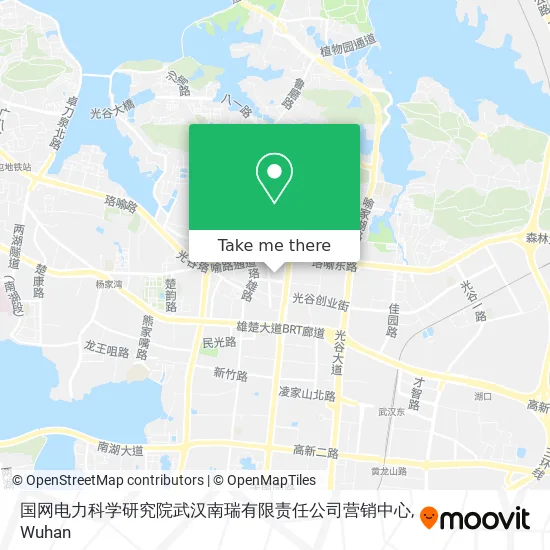国网电力科学研究院武汉南瑞有限责任公司营销中心 map