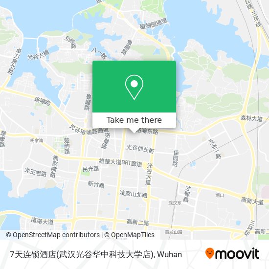 7天连锁酒店(武汉光谷华中科技大学店) map